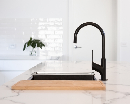 kitchen tap and sink